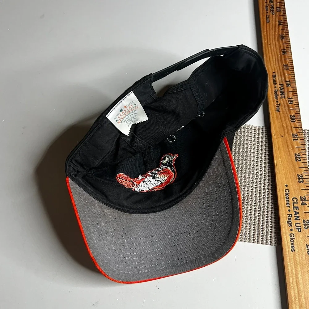 Twins Enterprise Baltimore Orioles Snapback Hat Black Red MLB Baseball Cap OSFM